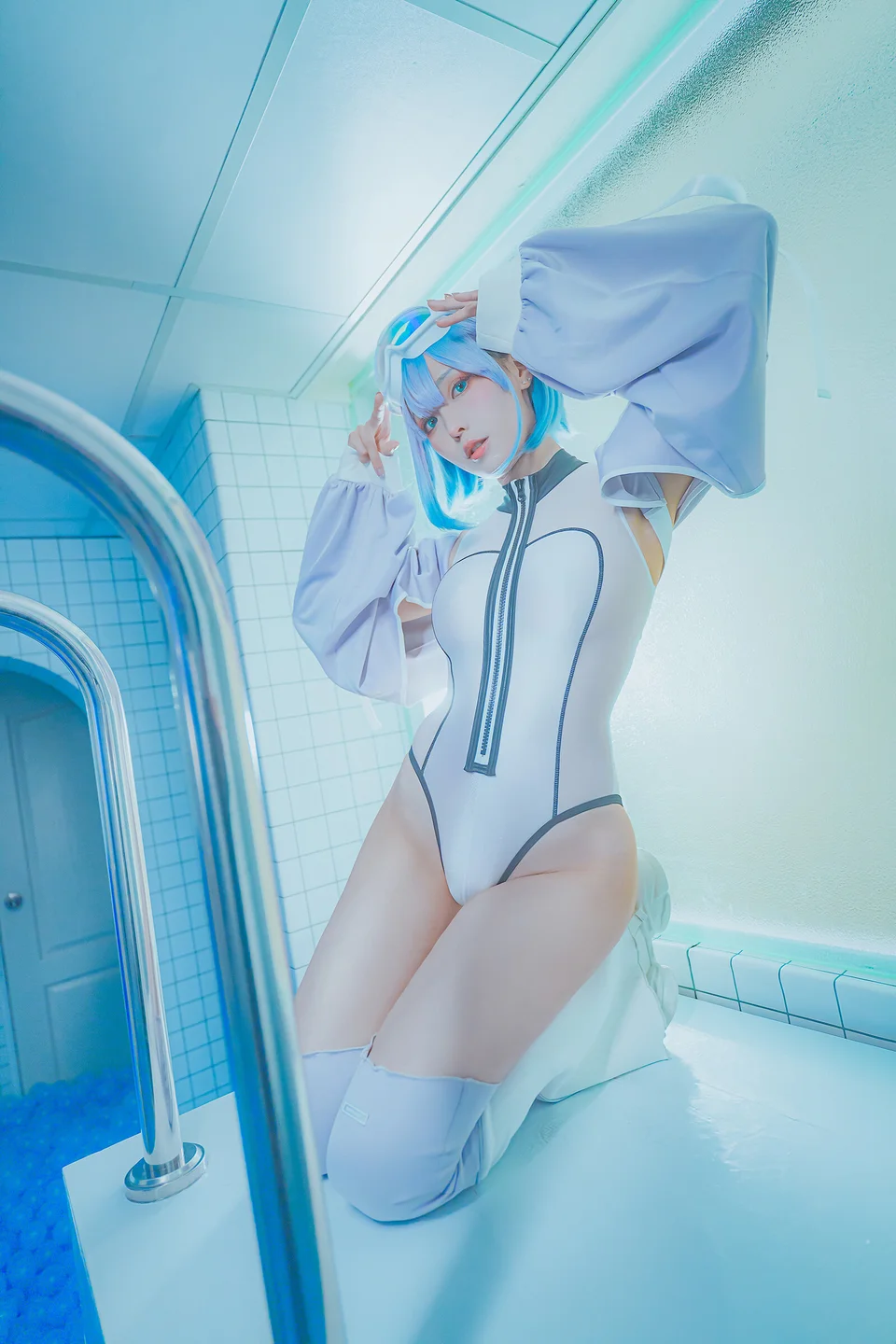 ElyEE子 - Clear Blue Drift [33P,4V-48MB] tg@simisebaisi 【丝足阁】011.webp